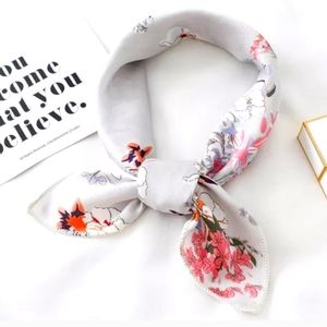 Soft Silky Fun Scarf For Head Hair Bag Neck